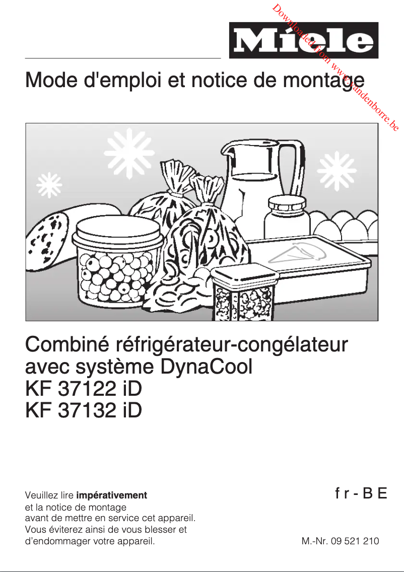 Page n°1 - Manuel utilisateur Miele KF 37122 ID