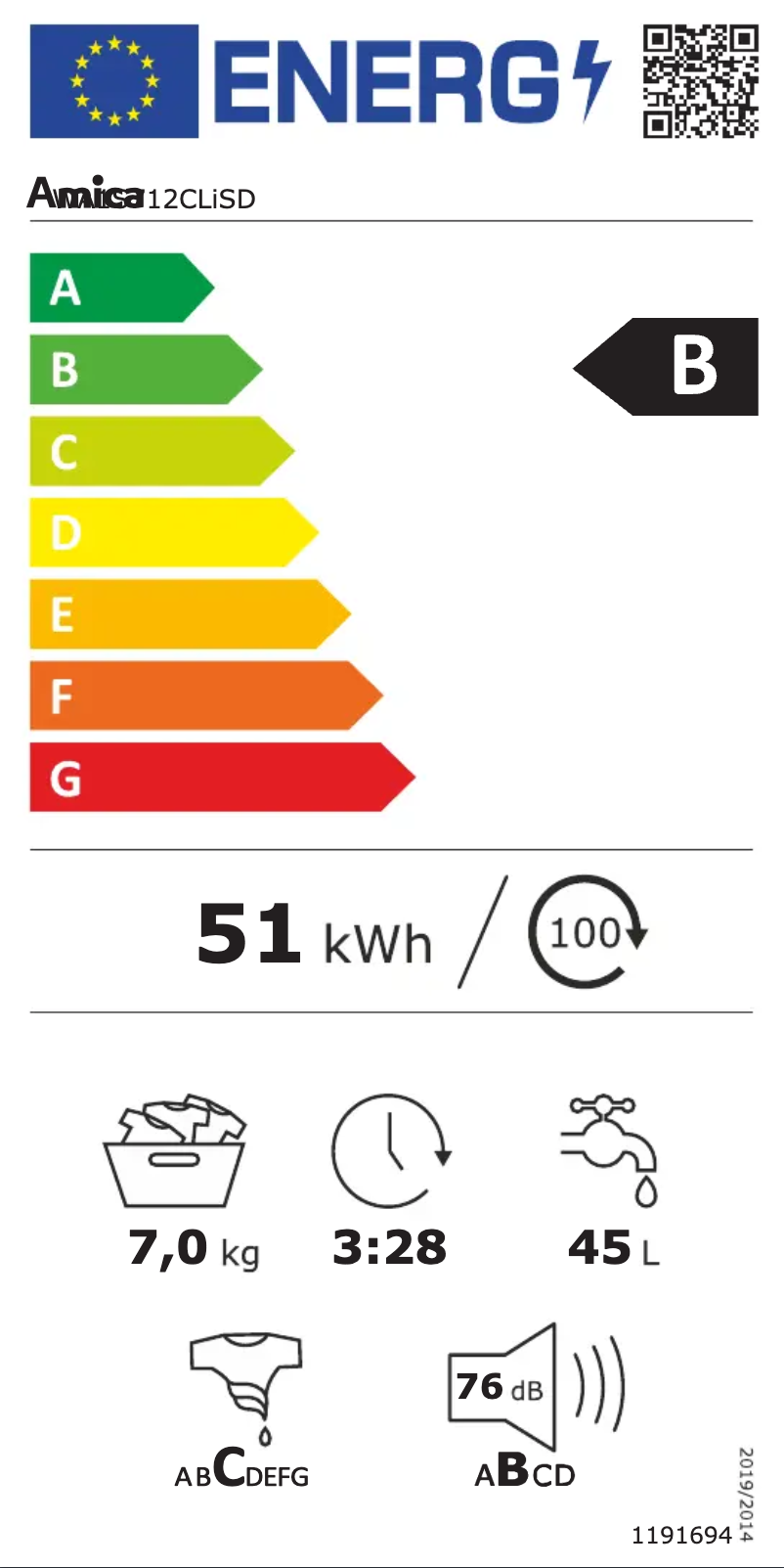 Image de la première page du manuel de l'appareil WA1S712CLiSD