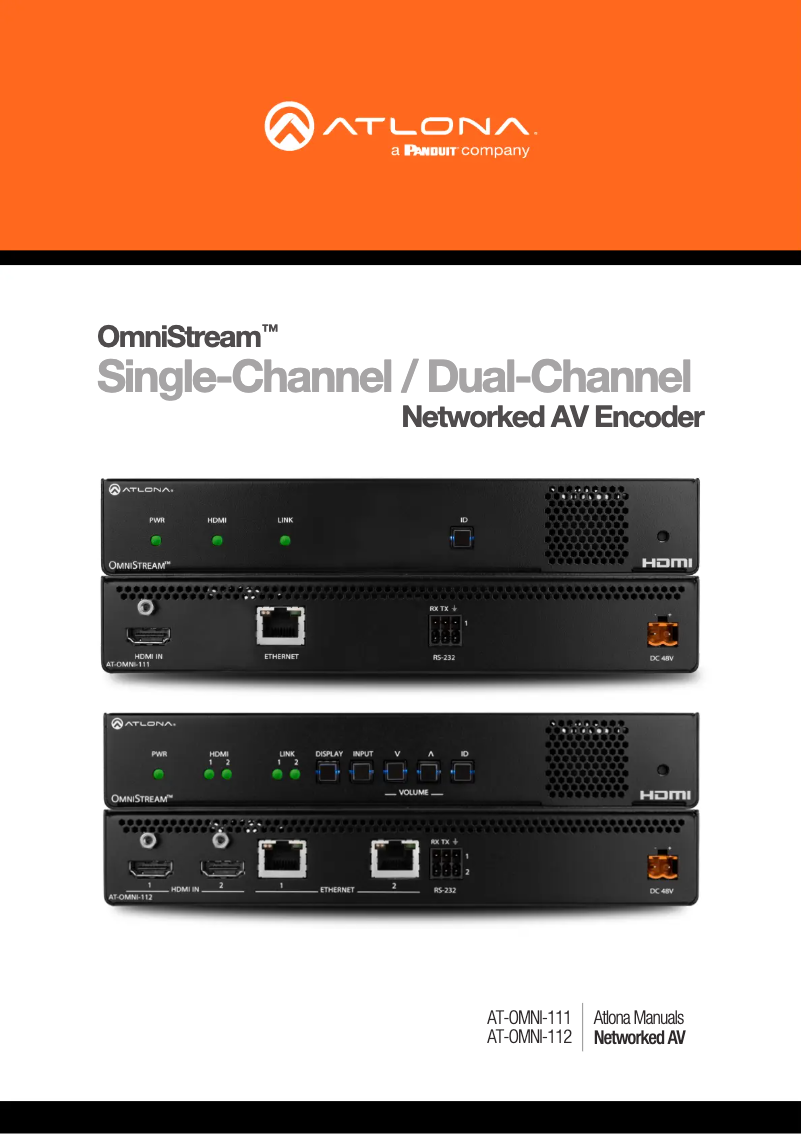 Página 1 del manual Manual de usuario Atlona OMNI-111