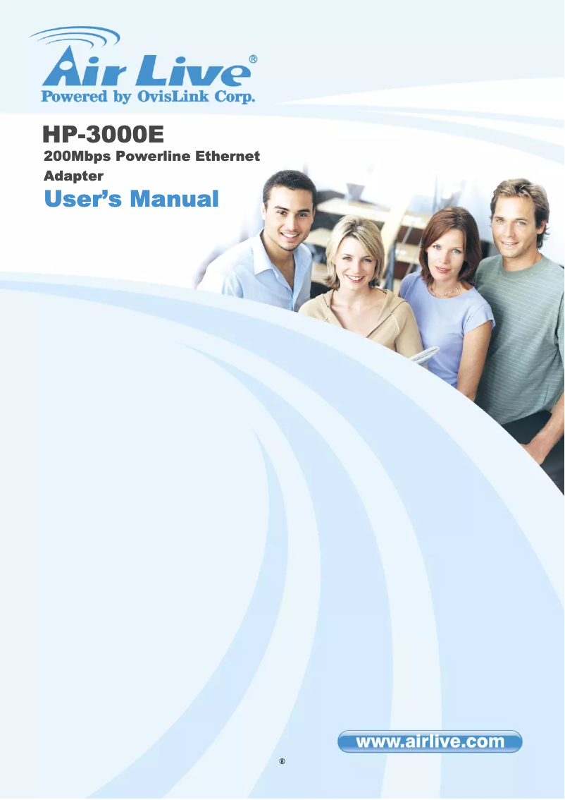 Image de la première page du manuel de l'appareil HP-3000E