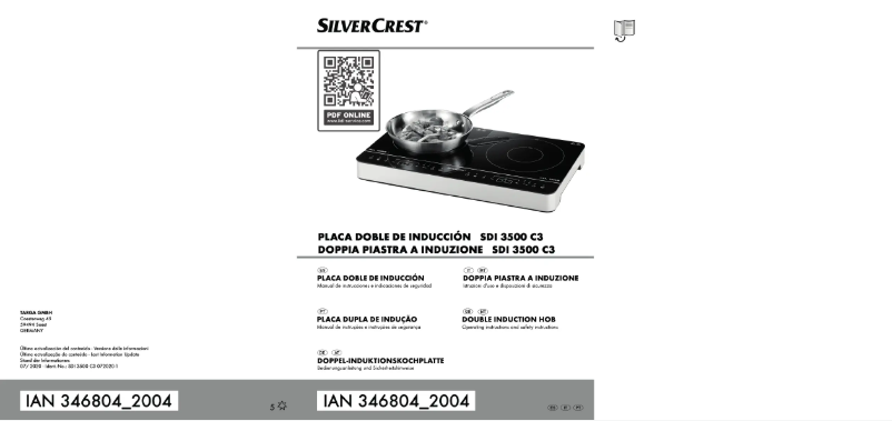 Page 1 de la notice Manuel utilisateur SilverCrest SDI 3500 C3