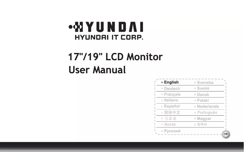 Page 1 de la notice Manuel utilisateur Hyundai K93S