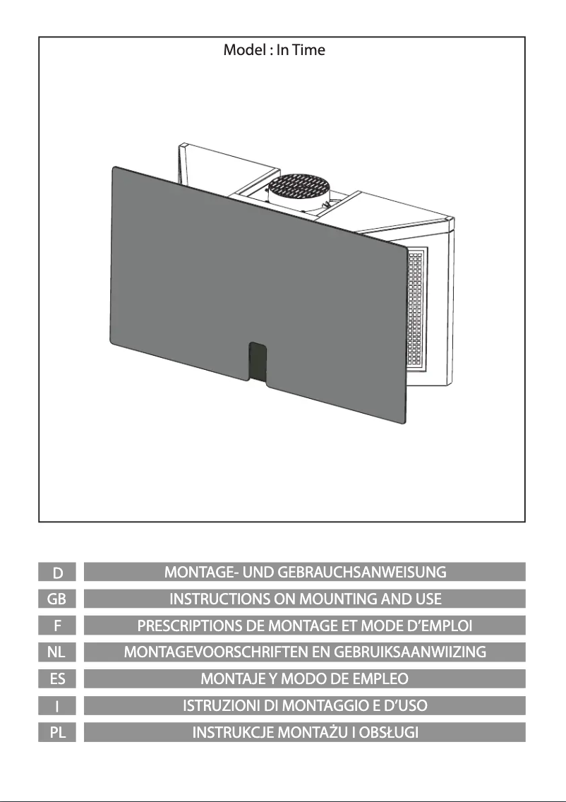 Image de la première page du manuel de l'appareil In Time