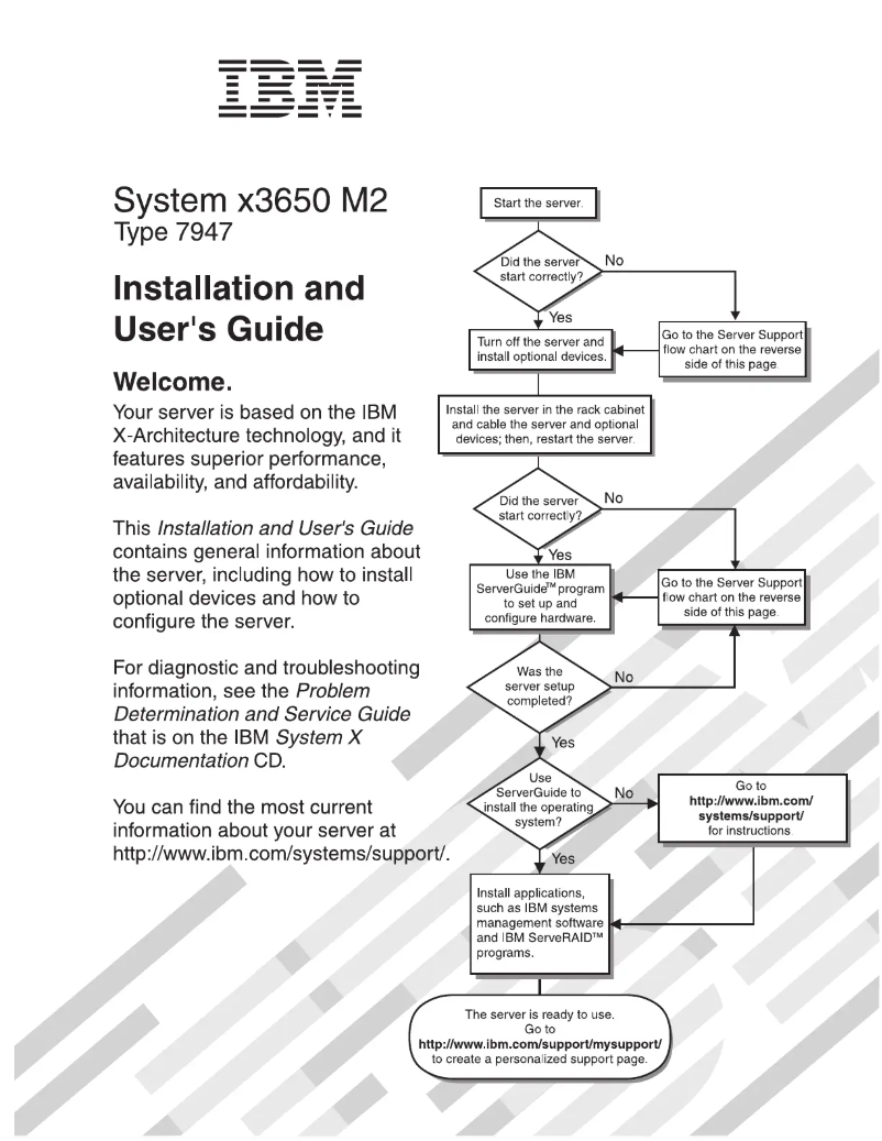 Page 1 de la notice Manuel utilisateur Lenovo System x3650 M2