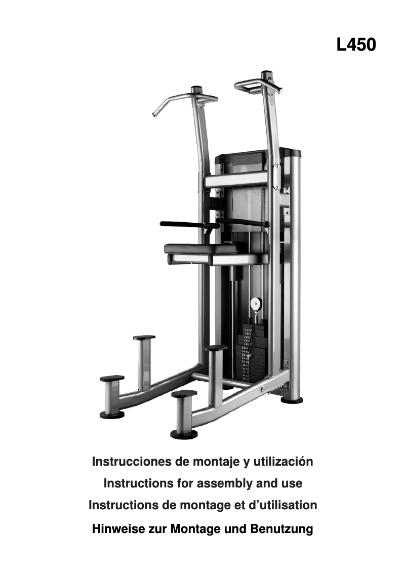 Page 1 of the manual User Manual BH Fitness L450