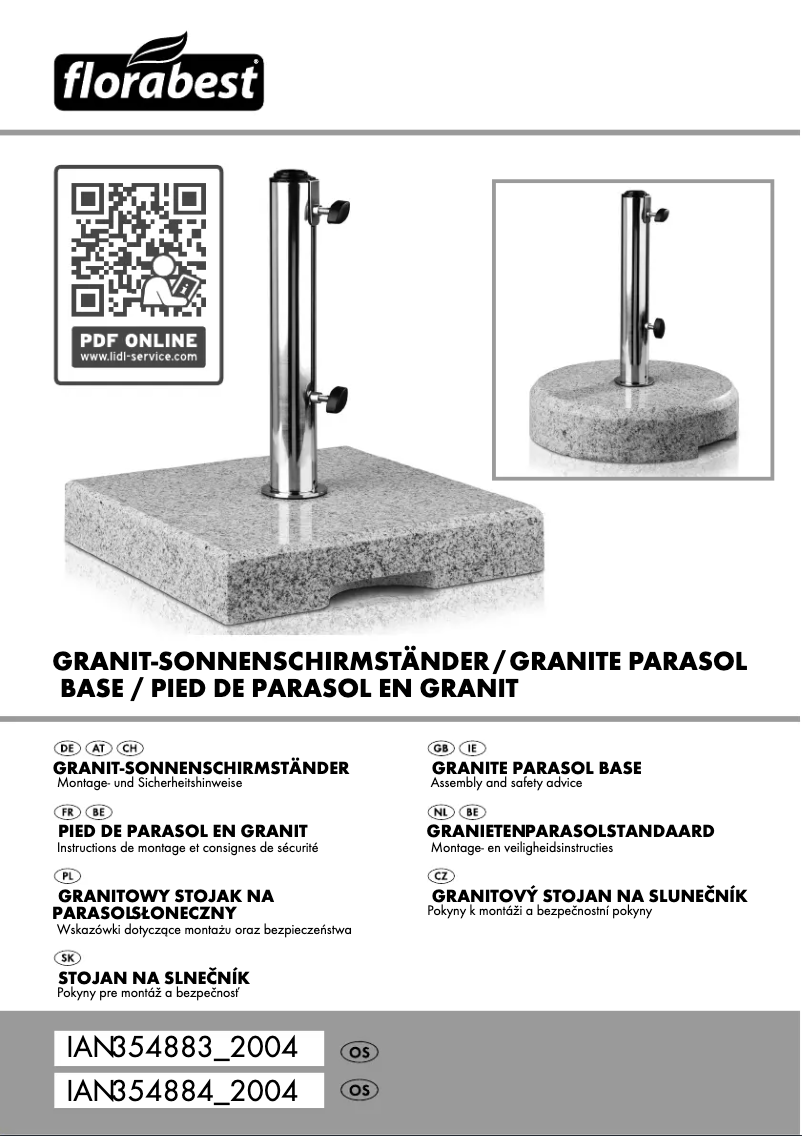 Imagen de la primera página del manual del dispositivo IAN 354883
