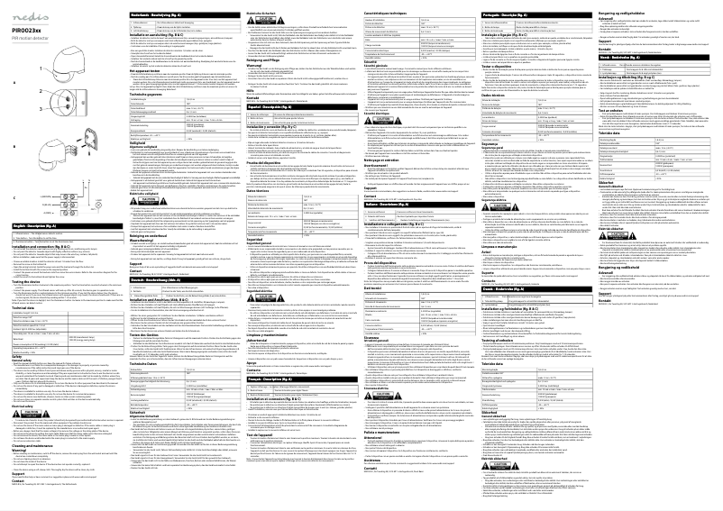 Image de la première page du manuel de l'appareil PIROO23WT