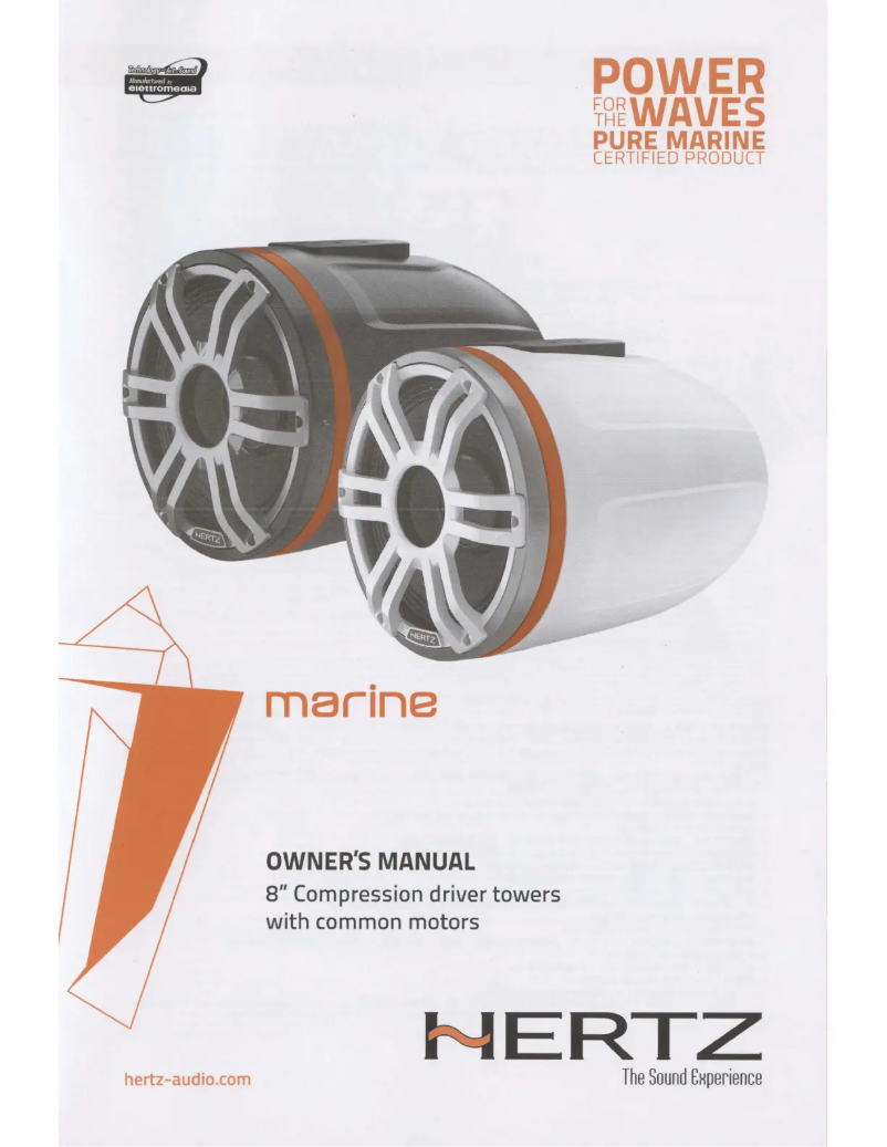 Image de la première page du manuel de l'appareil HTX 8H S-FL