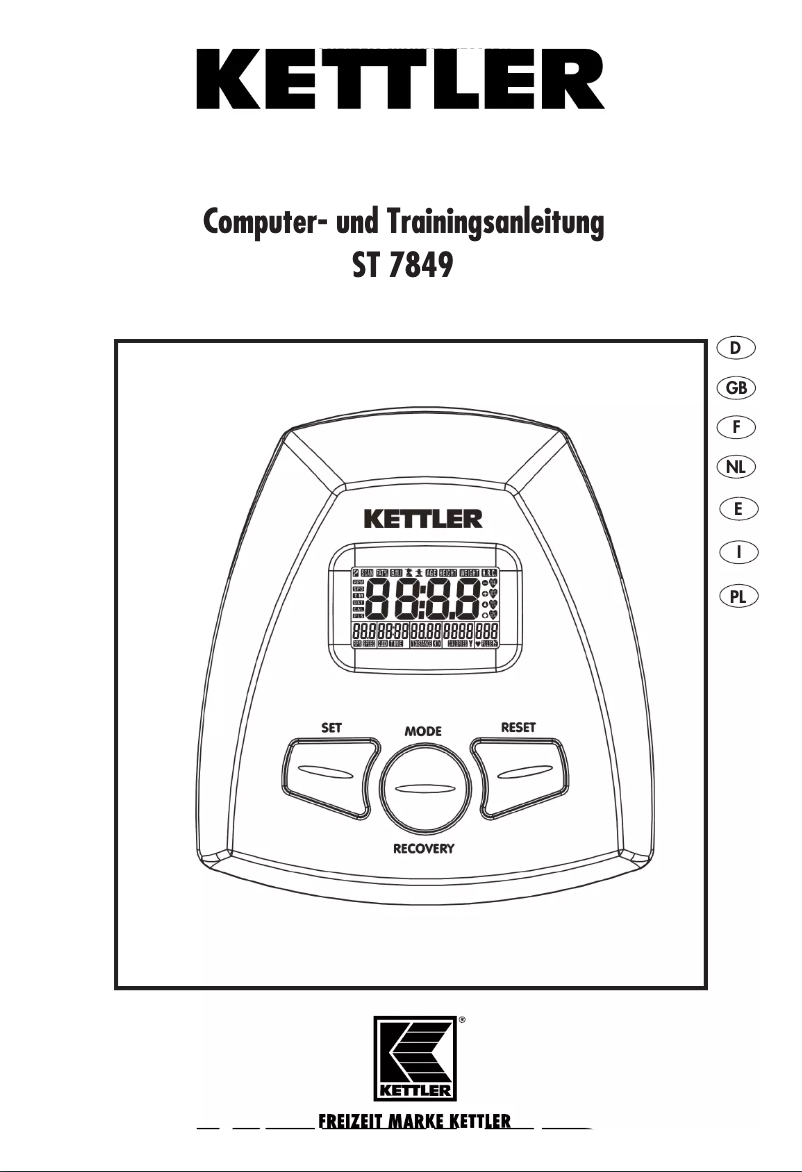 Página 1 del manual Manual de usuario Kettler ALPHA 507