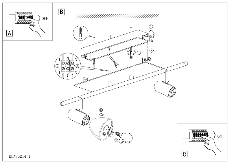 Page n°1 - Manuel utilisateur Eglo Ares 1