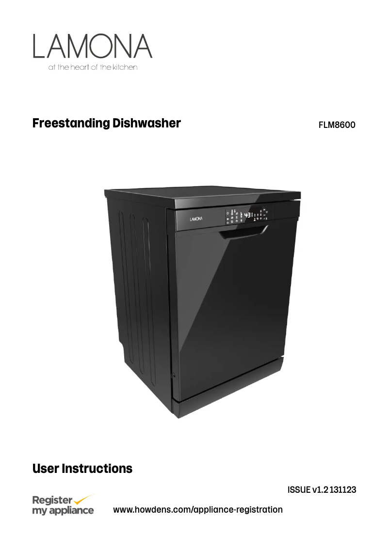 Page 1 de la notice Manuel utilisateur Lamona FLM8600