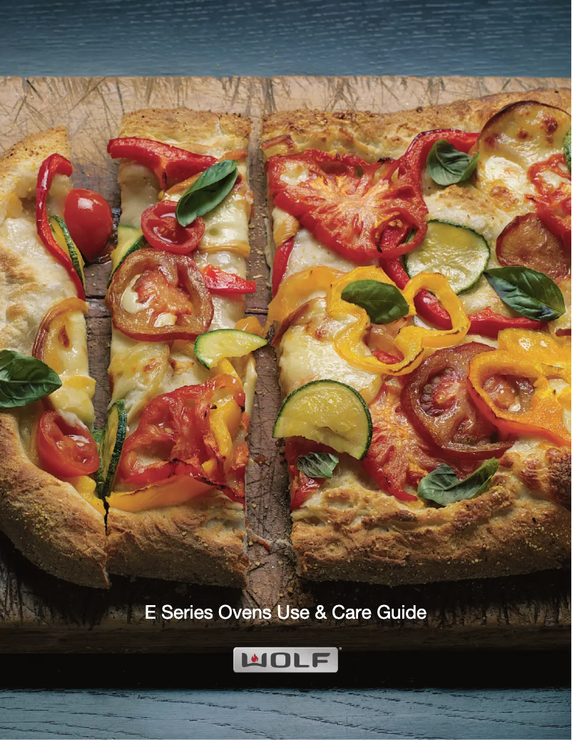 Page n°1 - Manuel d'utilisation et d'entretien Wolf SO30TE