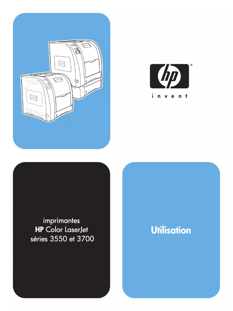 Page 1 de la notice Manuel utilisateur HP Color LaserJet 3550