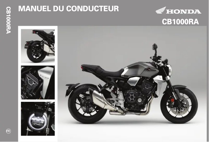 Image de la première page du manuel de l'appareil CB1000RA (2019)