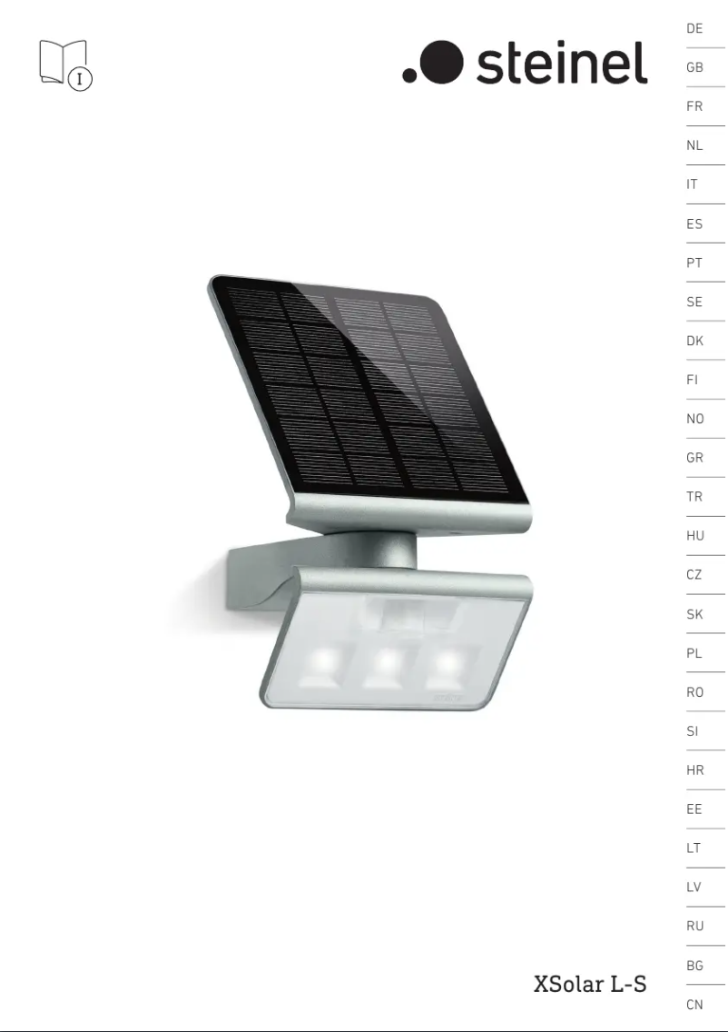 Page 1 de la notice Manuel utilisateur Steinel XSolar L
