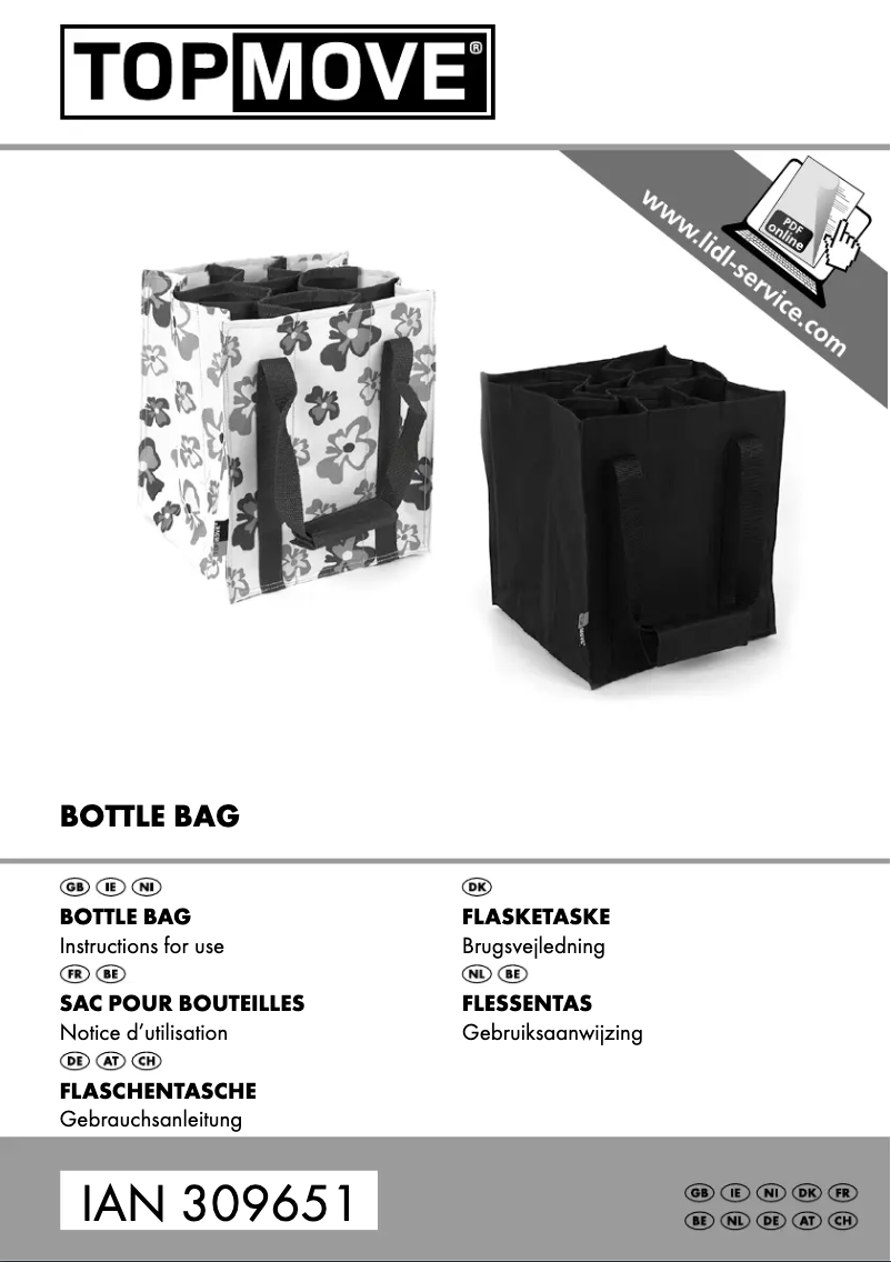 Page n°1 - Manuel utilisateur Topmove IAN 309651