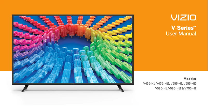 Page 1 de la notice Manuel utilisateur VIZIO V555-H11