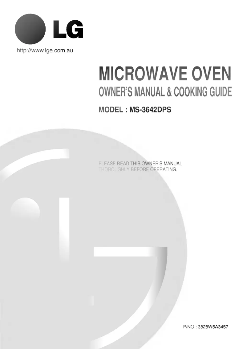 Image de la première page du manuel de l'appareil MS-3642DPS