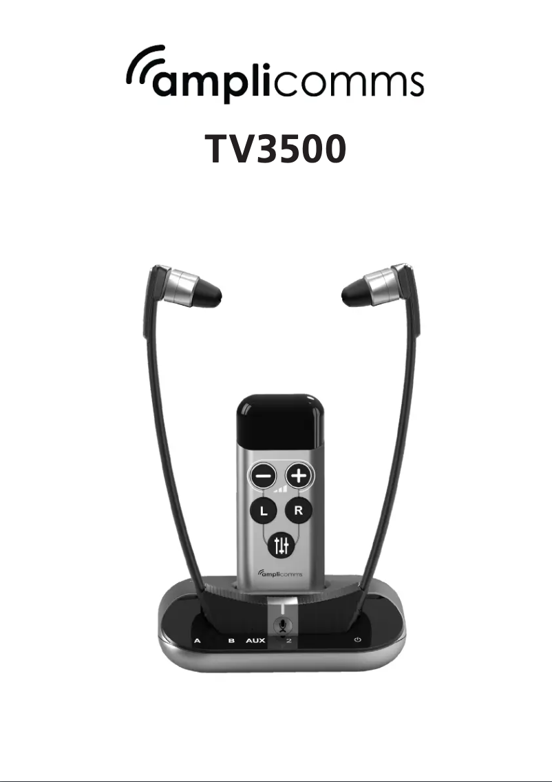 Image de la première page du manuel de l'appareil TV3500