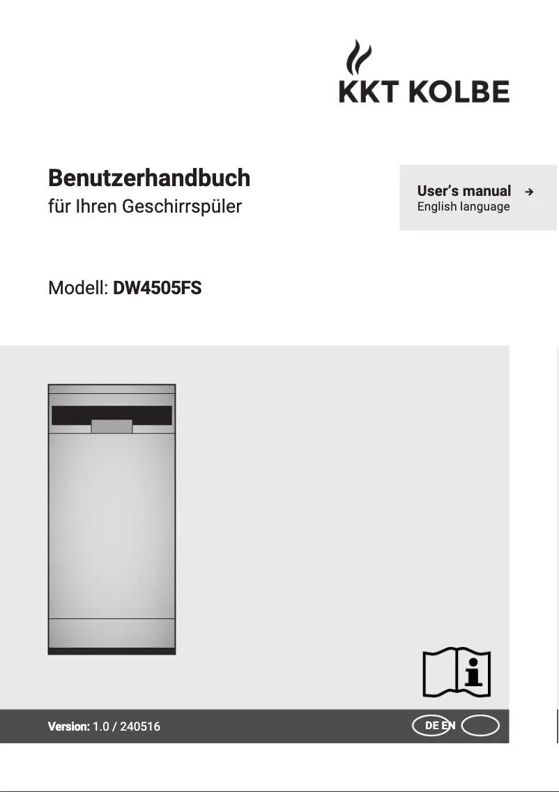 Page 1 de la notice Manuel utilisateur KKT Kolbe DW4505FS