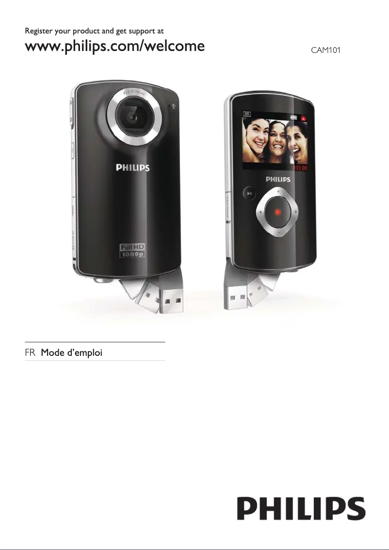 Page n°1 - Manuel utilisateur Philips CAM101
