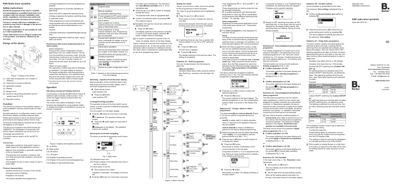 Page n°1 - Manuel utilisateur Hager 85745229