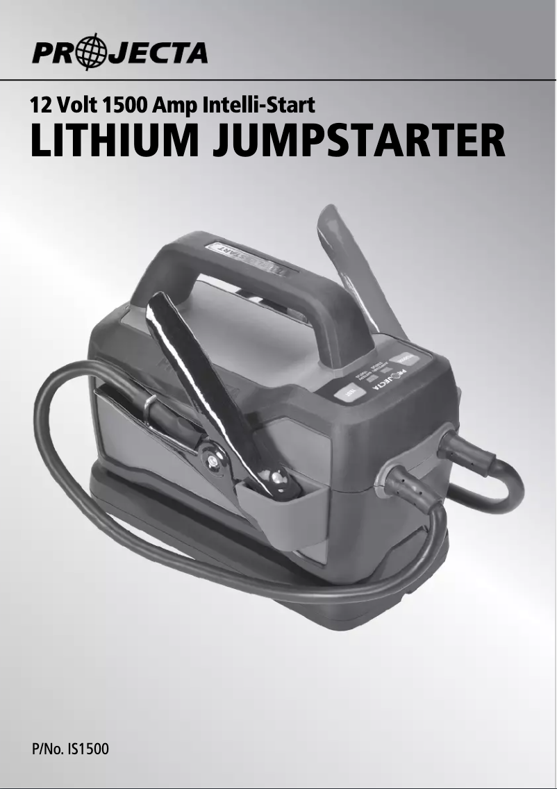 Imagen de la primera página del manual del dispositivo IS1500