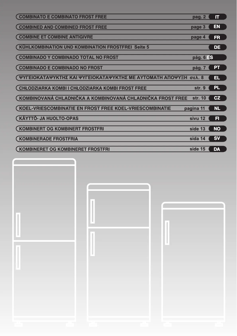 Page n°1 - Manuel utilisateur Hoover HCF 5190B