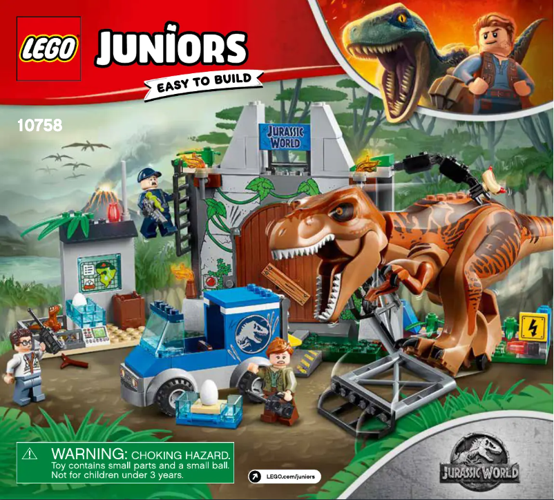 Page n°1 - Manuel utilisateur Lego Jurassic World 10758