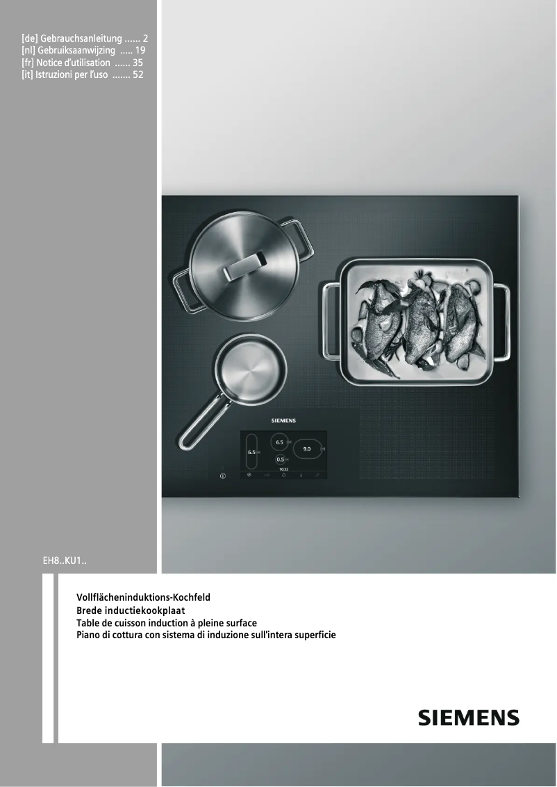 Image de la première page du manuel de l'appareil EH875KU11E