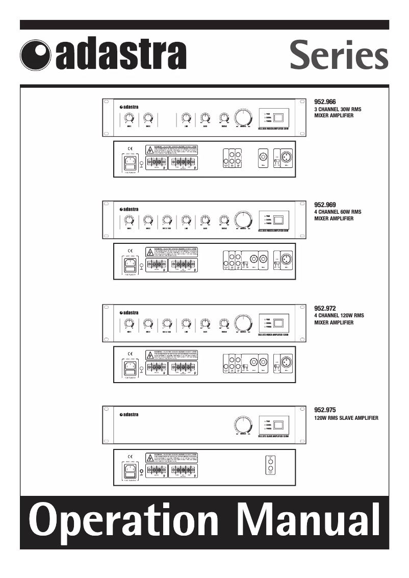 Page n°1 - Manuel utilisateur Skytronics 952.969