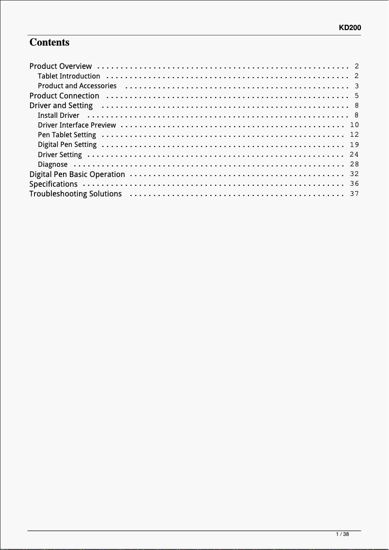 Imagen de la primera página del manual del dispositivo Inspiroy Keydial
