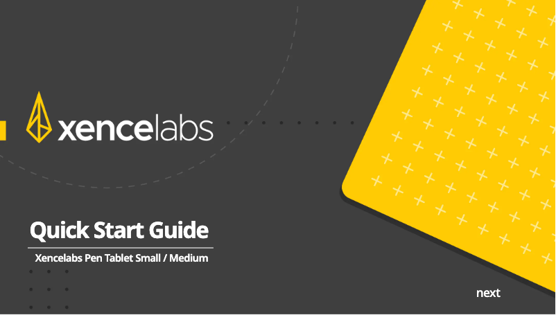Page n°1 - Manuel utilisateur Xencelabs Pen Tablet