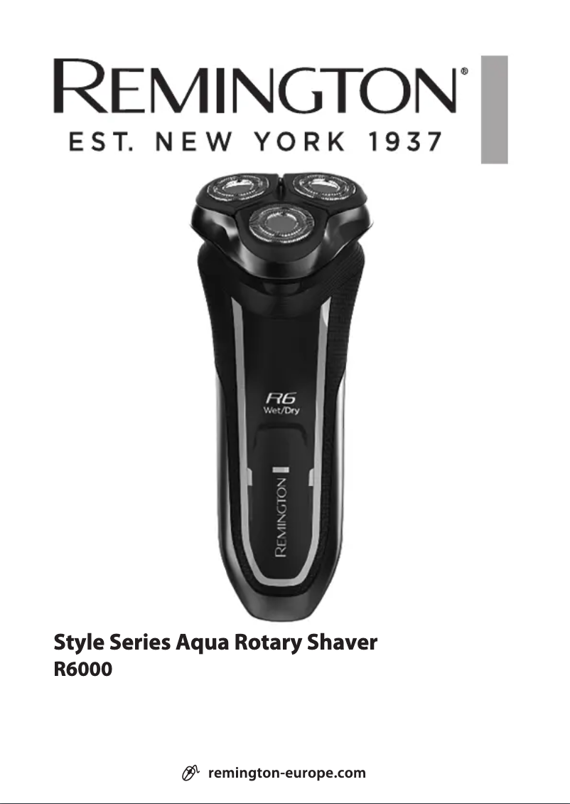 Image de la première page du manuel de l'appareil Style Series R6000