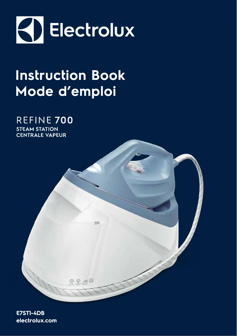 Page 1 de la notice Manuel utilisateur Electrolux Refine 700 E7ST1-4DB