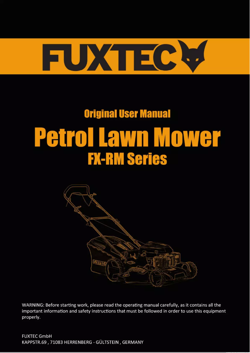 Image de la première page du manuel de l'appareil FX-RM4646