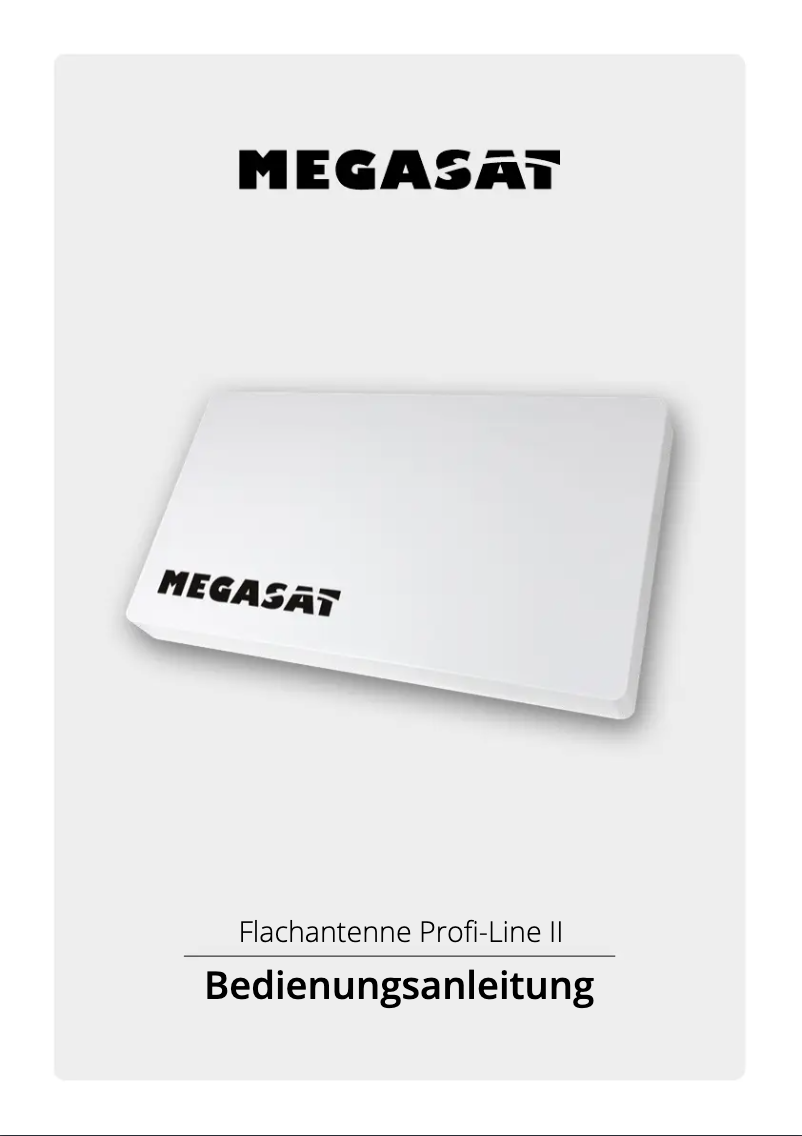 Image de la première page du manuel de l'appareil Profi-Line II