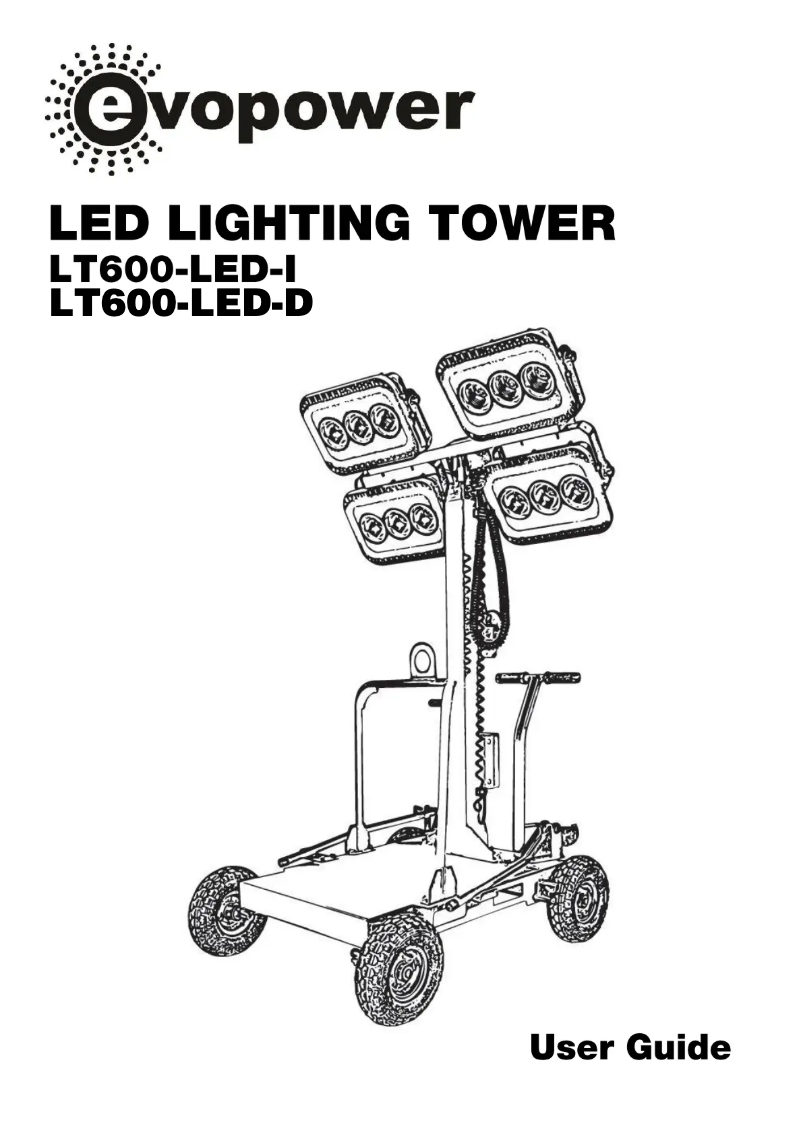 Page 1 de la notice Manuel utilisateur Hyundai LT600-LED-I