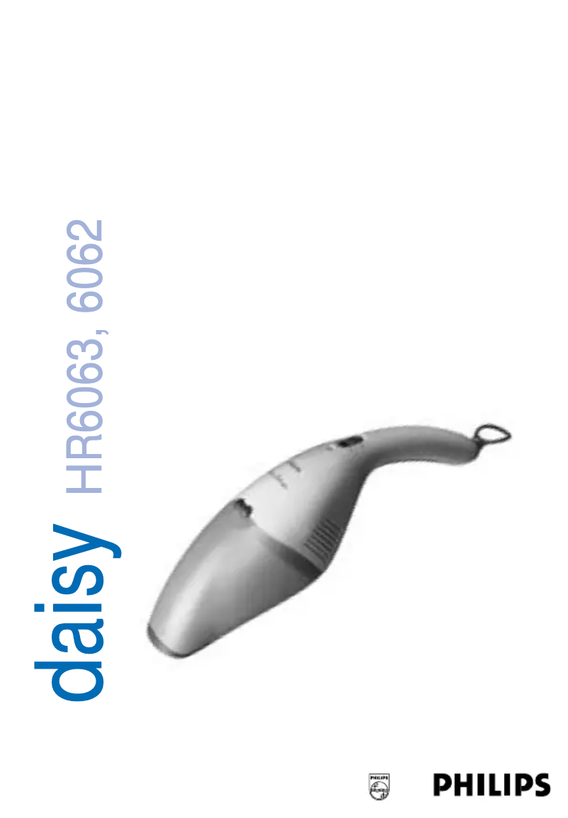 Image de la première page du manuel de l'appareil Daisy deluxe HR6062