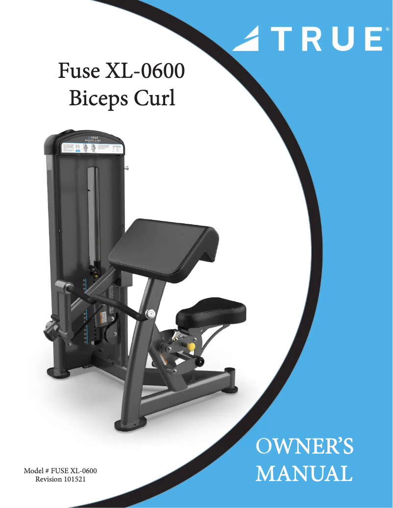 Page n°1 - Manuel utilisateur True XL-0600