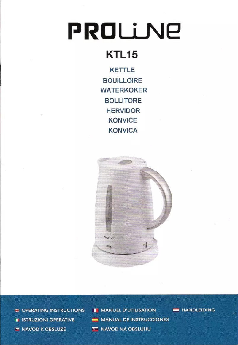 Page 1 de la notice Manuel utilisateur Proline KTL15