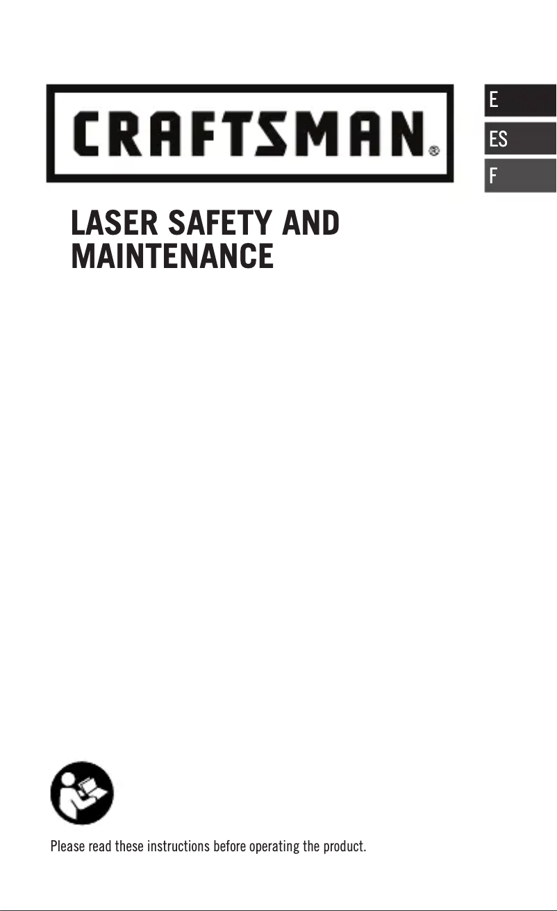 Page n°1 - Manuel utilisateur Craftsman CMHT77632