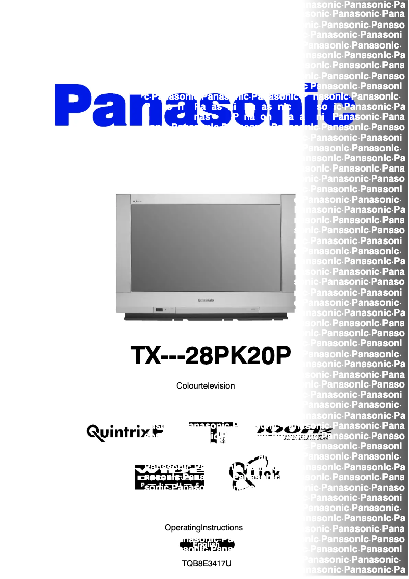 Página 1 del manual Manual de usuario Panasonic TX-28PK20P