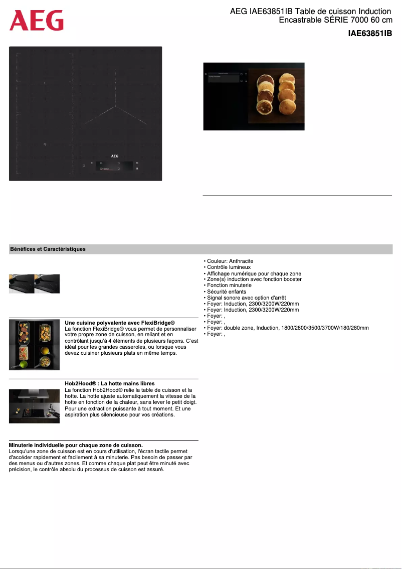 Image de la première page du manuel de l'appareil IAE63851IB