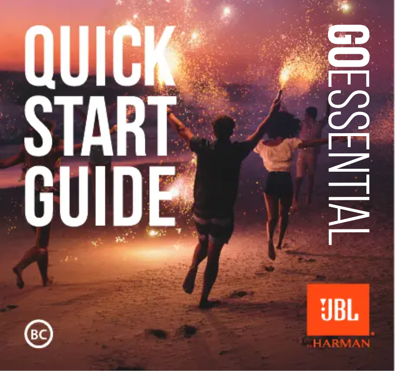 Page 1 de la notice Guide de démarrage rapide JBL Go Essential