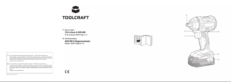 Page 1 de la notice Manuel utilisateur Toolcraft ASS-900