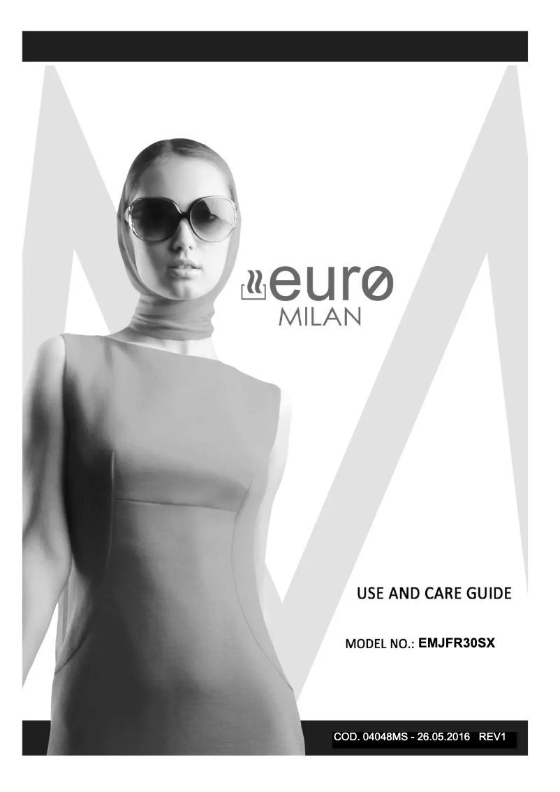 Image de la première page du manuel de l'appareil EMJFR30SX