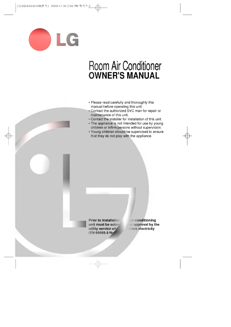 Page n°1 - Manuel utilisateur LG LS-L1263CL