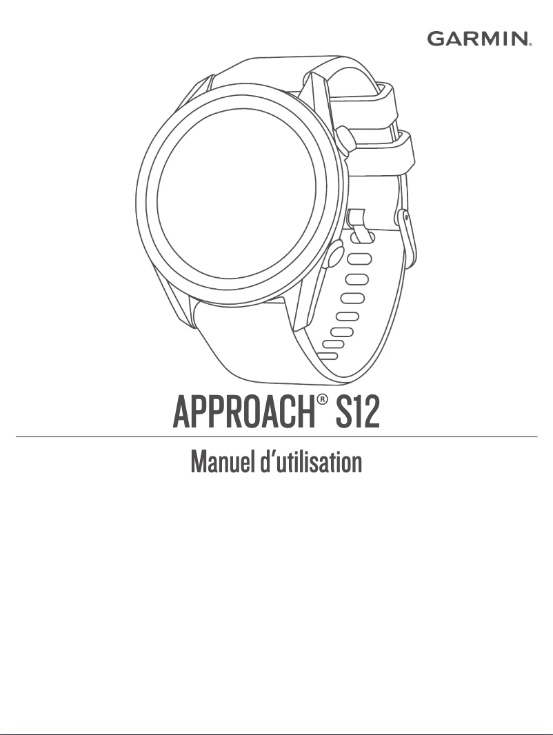 Page 1 de la notice Manuel utilisateur Garmin Approach S12