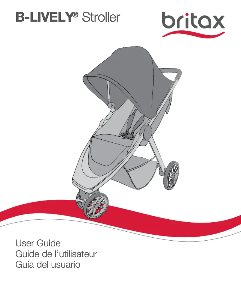 Page 1 de la notice Manuel utilisateur Britax B-Lively